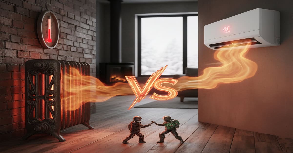 Climatizzatore contro Caldaia
